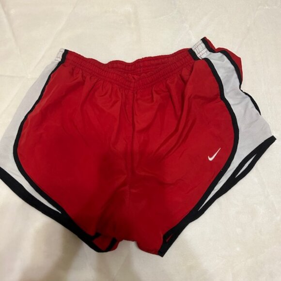 Red Nike Shorts with Black and White Trim - Picture 1 of 2